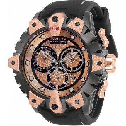 Invicta Men's Watch - Reserve Venom Rose Gold and Black Dial Rubber Strap | 32131 ,