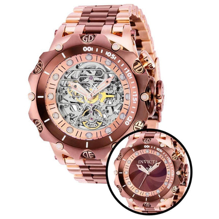 Invicta Men's Watch - Reserve Venom Shutter Skeleton Dial Two Tone Bracelet | 36662 ,