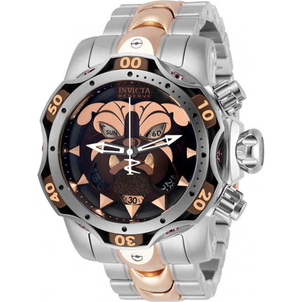 Invicta Men's Watch - Reserve Venom TT Silver and Rose Gold Tone Bracelet | 30344 ,