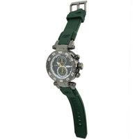 Invicta Men's Watch - S1 Rally Chrono Black and Silver Dial Rubber Strap | 34800 ,