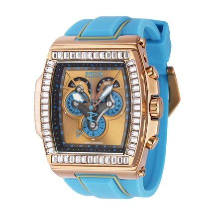 Invicta Men's Watch - S1 Rally Diablo Chronograph Date Khaki and Blue Strap | 43375 ,