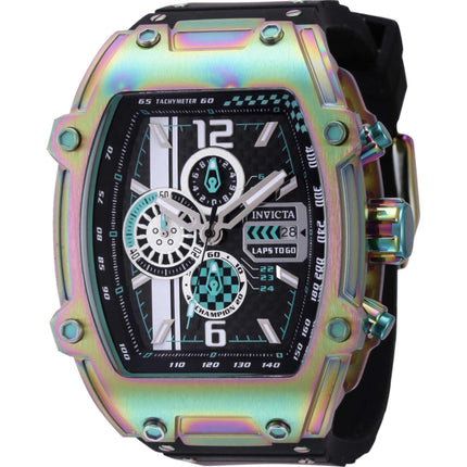 Invicta Men's Watch - S1 Rally Diablo Iridescent Steel Case Black Rubber Strap | 44137 ,