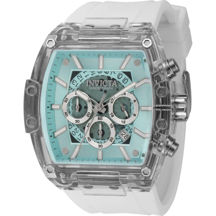 Invicta Men's Watch - S1 Rally Diablo Quartz Blue Dial White Rubber Strap | 44351 ,