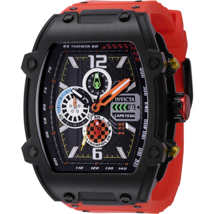 Invicta Men's Watch - S1 Rally Diablo Quartz Chronograph Red Rubber Strap | 44138 ,