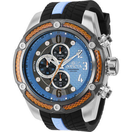 Invicta Men's Watch - S1 Rally Quartz Chrono Blue and Black Rubber Strap | 36430 ,