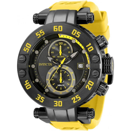 Invicta Men's Watch - S1 Rally Quartz Chronograph Black Dial Rubber Strap | 34799 ,
