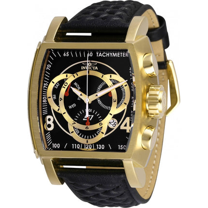Invicta Men's Watch - S1 Rally Swiss Quartz Chronograph Black and Gold Dial | 27932 ,
