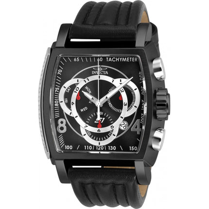 Invicta Men's Watch - S1 Rally Swiss Quartz Chronograph Black and Silver Dial | 27941 ,