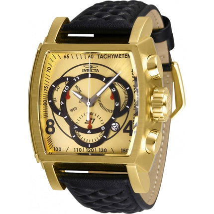 Invicta Men's Watch - S1 Rally Swiss Quartz Chronograph Gold and Black Dial | 27930 ,
