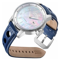 Invicta Men's Watch - S1 Rally White MOP and Silver Tone Dial Leather Strap | 39029 ,
