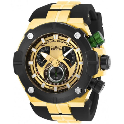 Invicta Men's Watch - Sea Hunter Black and Gold Tone Dial Two Tone Strap | 29953 ,