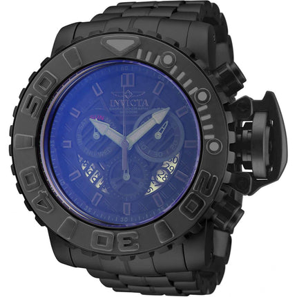 Invicta Men's Watch - Sea Hunter Chronograph Black Stainless Steel Bracelet | 32644 ,