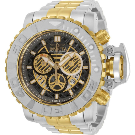 Invicta Men's Watch - Sea Hunter Swiss Quartz Chrono Charcoal and Gold Dial | 30908 ,