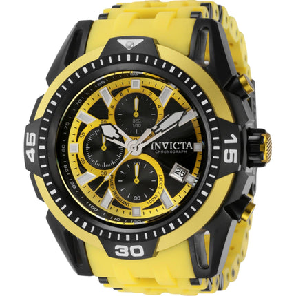 Invicta Men's Watch - Sea Spider Chronograph Yellow and Black Strap Quartz | 43776 ,