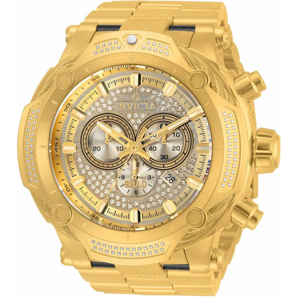 Invicta Men's Watch - Shaq Chronograph Diamond Yellow Stainless Steel Bracelet | 33956 ,