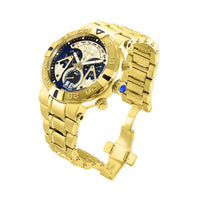 Invicta Men's Watch - Shaq Gold Tone and Blue Dial Yellow Gold Bracelet | 33783 ,