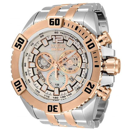 Invicta Men's Watch - Shaq MOP Dial TT Rose Gold and Silver Tone Bracelet | 33769 ,
