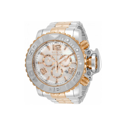 Invicta Men's Watch - Shaq Quartz Chronograph Rose and Silver Steel Bracelet | 33717 ,