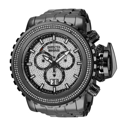 Invicta Men's Watch - Shaq Quartz Chronograph Silver and Black Dial Bracelet | 33733 ,