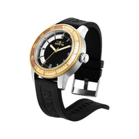 Invicta Men's Watch - Specialty Light Brown and Gold Tone Bezel Black Strap | 35680 ,