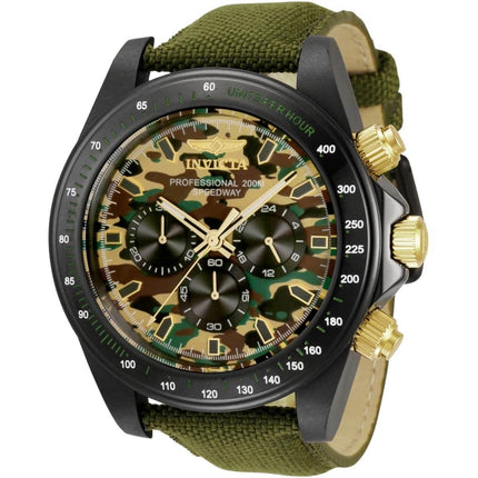 Invicta Men's Watch - Speedway Quartz Chronograph Black and Camouflage Dial | 33794 ,