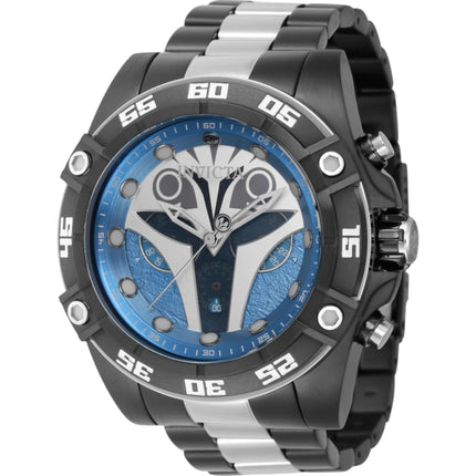 Invicta Men's Watch - Star Wars Bo Katan Chronograph Gunmetal Case Bracelet | 41258 ,