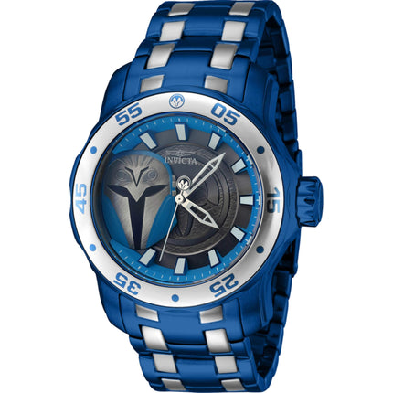 Invicta Men's Watch - Star Wars Bo Katan Quartz Rotating Bezel Steel Bracelet | 41378 ,