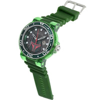 Invicta Men's Watch - Star Wars Boba Fett Rotating Bezel Green Rubber Strap | 39708 ,
