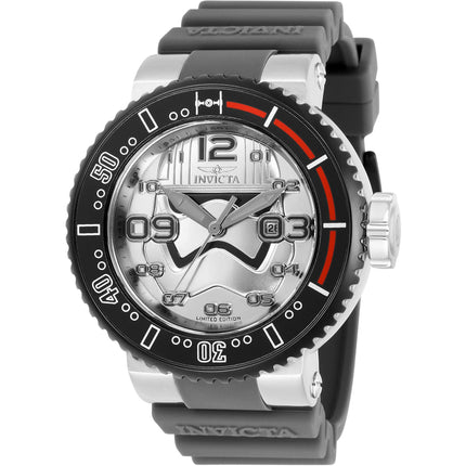 Invicta Men's Watch - Star Wars Captain Phasma Antique Silver and Black Dial | 27668 ,