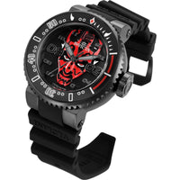 Invicta Men's Watch - Star Wars Darth Maul Black Rotating Bezel Rubber Strap | 27670 ,