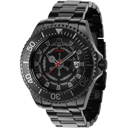 Invicta Men's Watch - Star Wars Darth Vader Black Stainless Steel Bracelet | 37187 ,