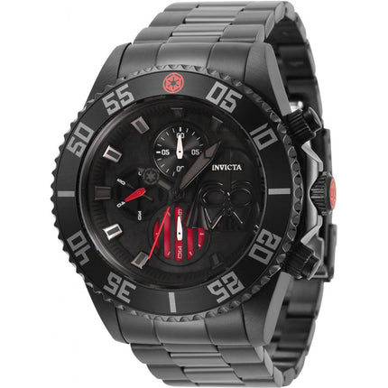 Invicta Men's Watch - Star Wars Darth Vader Chrono Stainless Steel Bracelet | 34624 ,