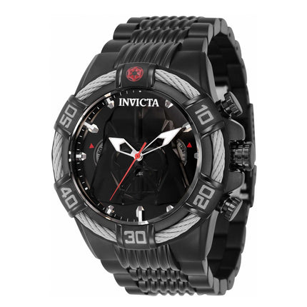 Invicta Men's Watch - Star Wars Darth Vader Chronograph Black Steel Bracelet | 41372 ,