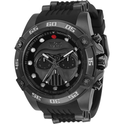 Invicta Men's Watch - Star Wars Darth Vader Quartz Chronograph Rubber Strap | 34040 ,