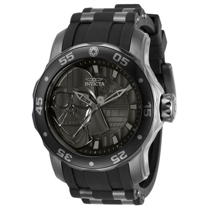 Invicta Men's Watch - Star Wars Rotating Bezel TT Gunmetal and Black Strap | 32512 ,