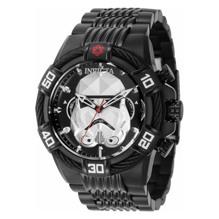 Invicta Men's Watch - Star Wars Stormtrooper Quartz Chronograph Steel Bracelet | 41326 ,