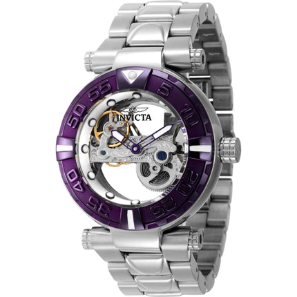 Invicta Men's Watch - Subaqua Automatic Silver Dial Rotating Bezel Bracelet | 44039 ,