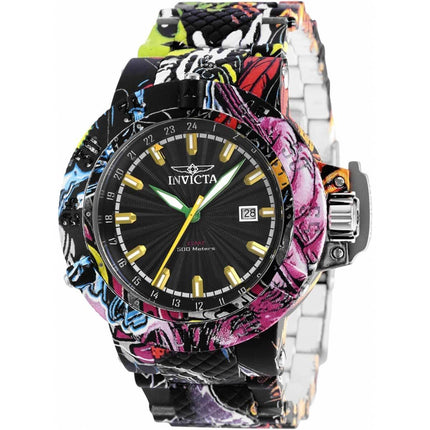 Invicta Men's Watch - Subaqua Black Dial Aqua Steel Bracelet Rotating Bezel | 36752 ,