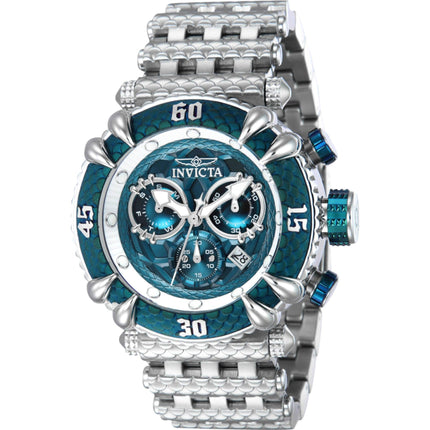 Invicta Men's Watch - Subaqua Chronograph Green Dial Silver Steel Bracelet | 43896 ,