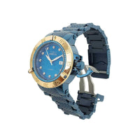 Invicta Men's Watch - Subaqua Noma III Gold Tone Bezel Dark Blue Bracelet | 35621 ,