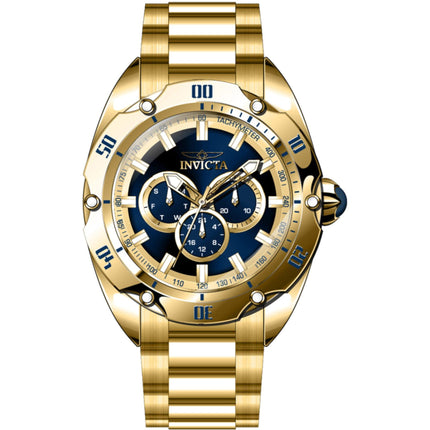 Invicta Men's Watch - Venom Blue and Gold Tone Dial Steel Bracelet Quartz | 45732 ,