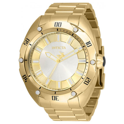 Invicta Men's Watch - Venom Silver and Gold Tone Dial Yellow Gold Bracelet | 33755 ,