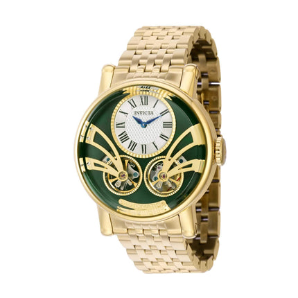 Invicta Men's Watch - Vintage Automatic Mother of Pearl Dial Yellow Bracelet | 43744 ,