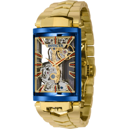 Invicta Men's Watch - Vintage Mechanical Skeleton Dial Yellow Gold Bracelet | 43092 ,