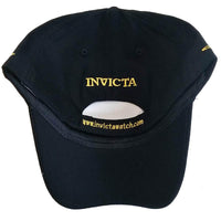 Invicta Unisex Baseball Hat - Black and Yellow Fabric | IG0009 ,