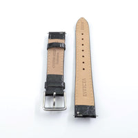 Invicta Unisex Black 16mm Copperhead Leather Band ,