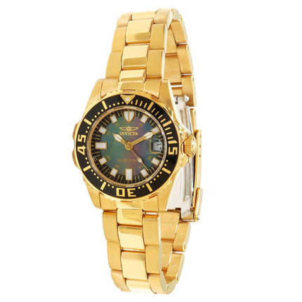 Invicta Women's 2962 Pro Diver Analog Display Swiss Quartz Gold Watch ,