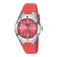 Invicta Women's Angel Pink Rose Dial Polyurethane Strap Watch | 24122 ,