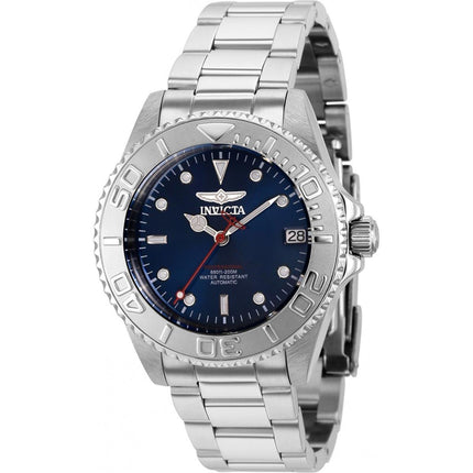 Invicta Women's Automatic Watch - Pro Diver Blue Dial Silver Steel Bracelet | 36767 ,