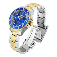 Invicta Women's Automatic Watch - Pro Diver Blue Rotating Bezel TT Bracelet | 35849 ,